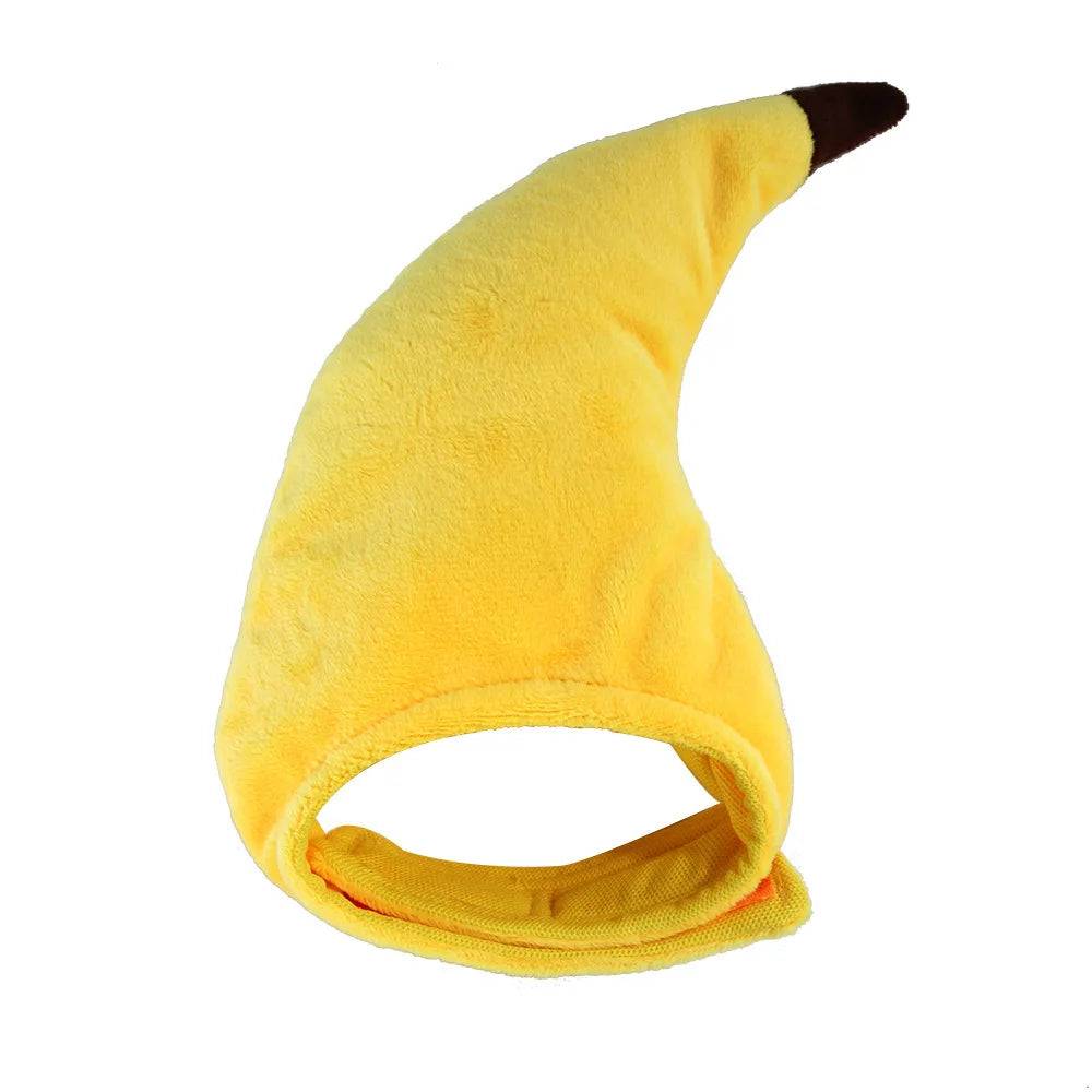 Funny Cute Pet Cat Costume Banana Cap Hat for Cat Dog Halloween Christmas Clothes Fancy Dress Party Pet Clothes